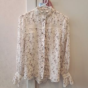 EVER NEW Flowery Blouse